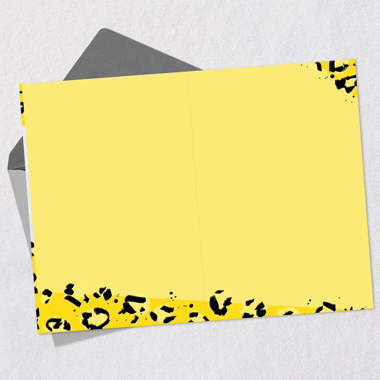 Hallmark Cool Cat Wearing Sunglasses Blank Card