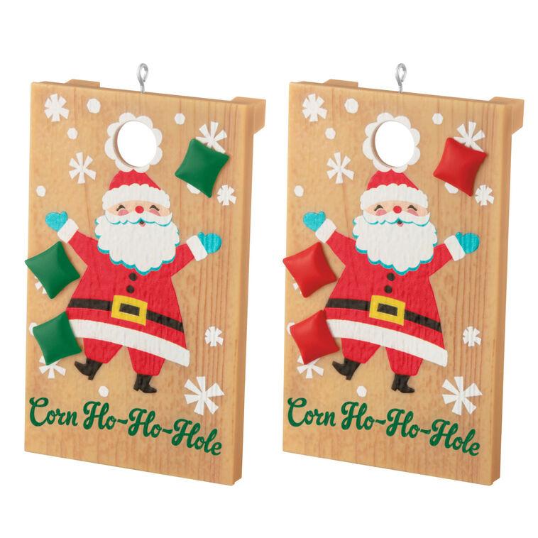 hallmark Corn Ho-Ho-Hole Ornaments Set of 2