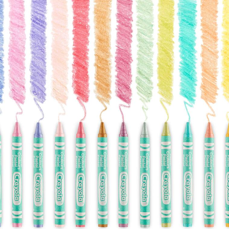 Hallmark Crayola Pastel Crayons 24-Count Box