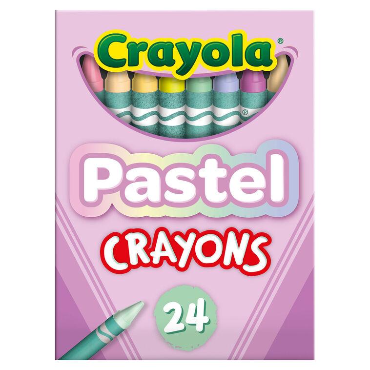 Hallmark Crayola Pastel Crayons 24-Count Box