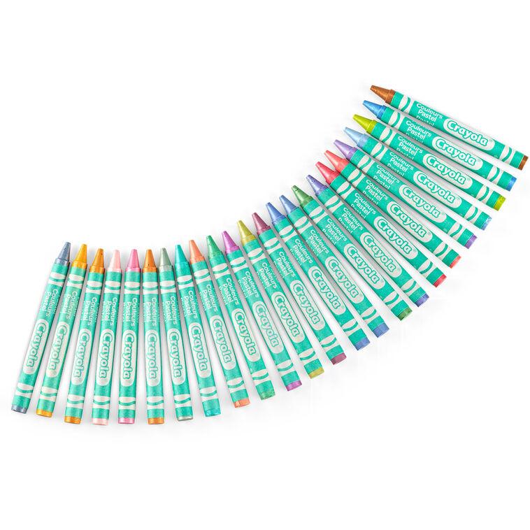 hallmark Crayola Pastel Crayons 24-Count Box