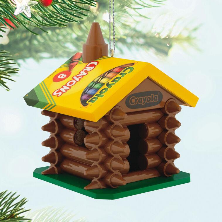 Hallmark Crayola® Colorful Log Cabin Ornament