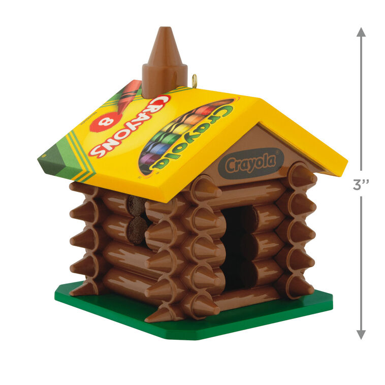Hallmark Crayola® Colorful Log Cabin Ornament