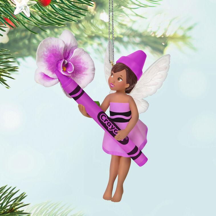 Hallmark Crayola® Orchid Fairy Ornament