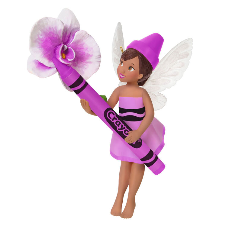 hallmark Crayola® Orchid Fairy Ornament