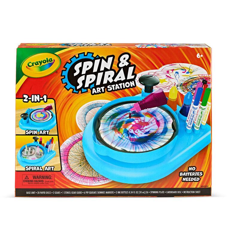 hallmark Crayola Spin and Spiral Art Station
