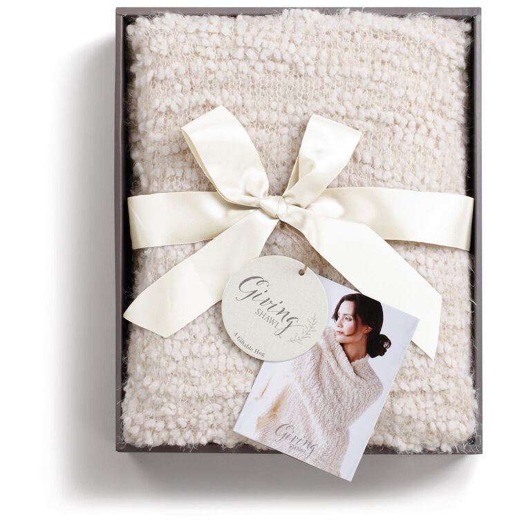 hallmark Cream Giving Shawl