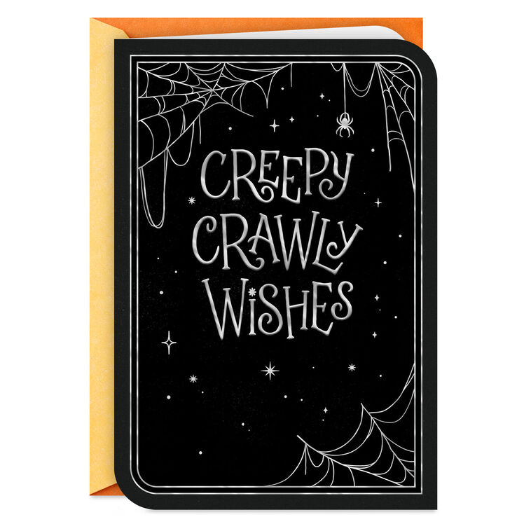 hallmark Creepy Crawly Wishes Halloween Card