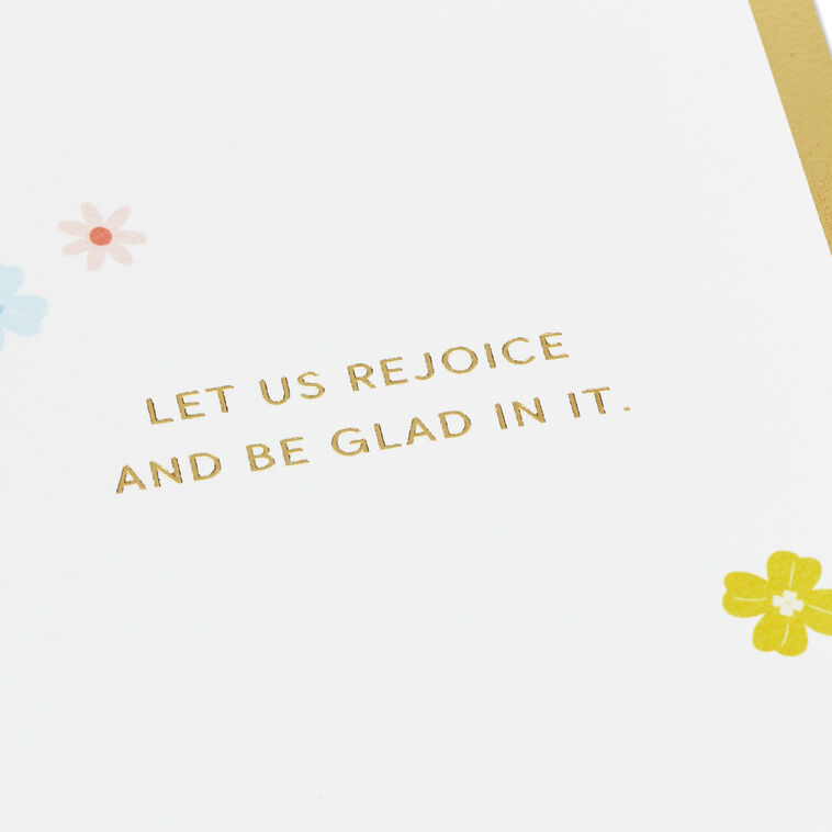 Hallmark Cross With Flowers Religious Pop-Up Card