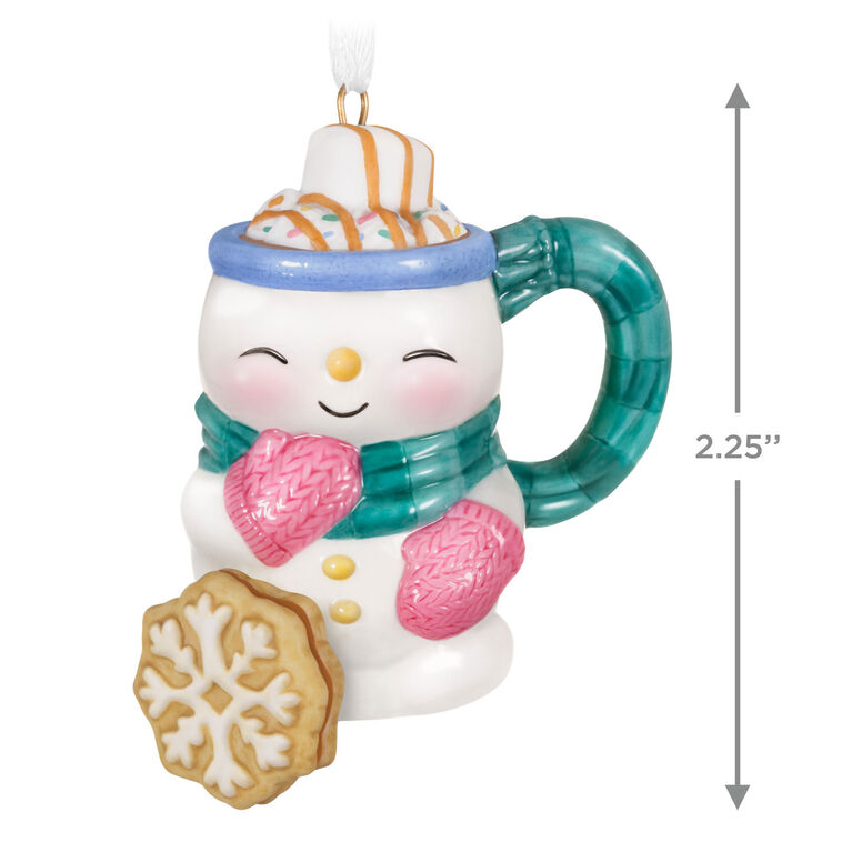 Hallmark Cup Of Cozy Porcelain Ornament