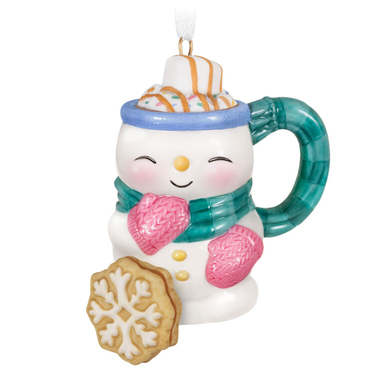 hallmark Cup of Cozy Porcelain Ornament