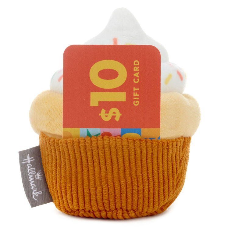 Hallmark Cupcake Plush Gift Card Holder
