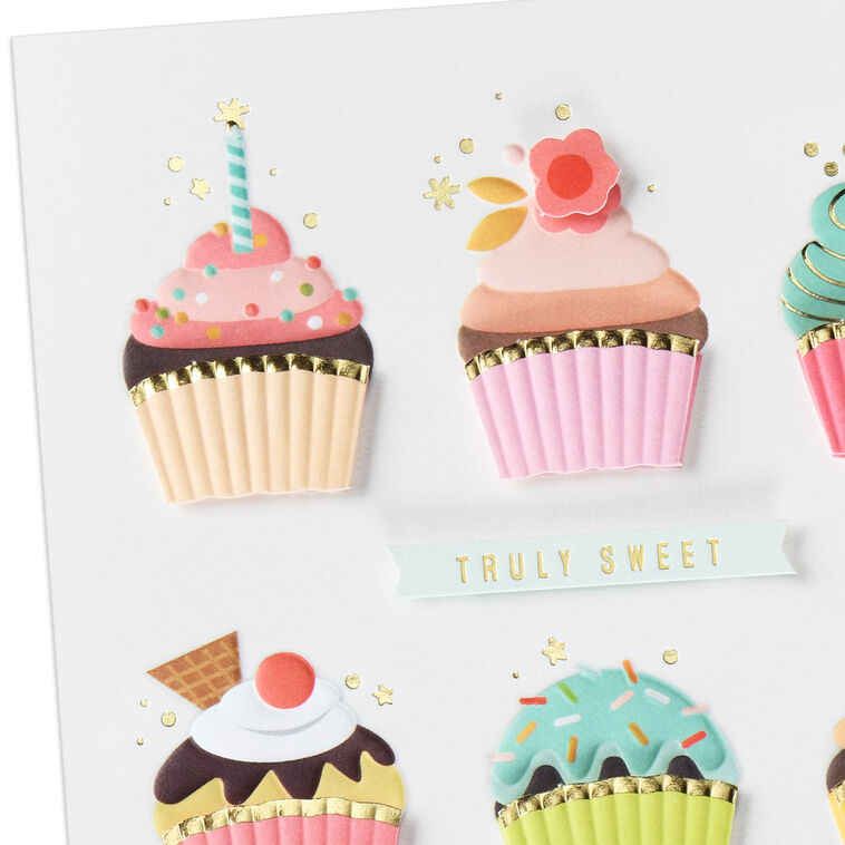 Hallmark Cupcakes Truly Sweet Birthday Card