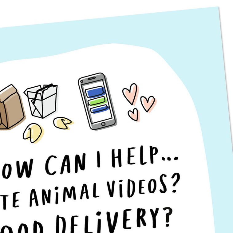 Hallmark Cute Animal Videos Support Card