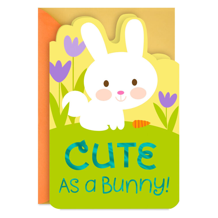 hallmark Cute as a Bunny Easter Card for Kids