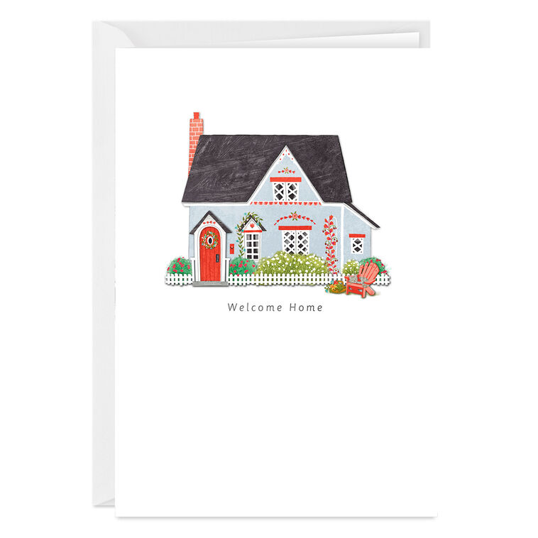 hallmark Cute House Custom Housewarming Card
