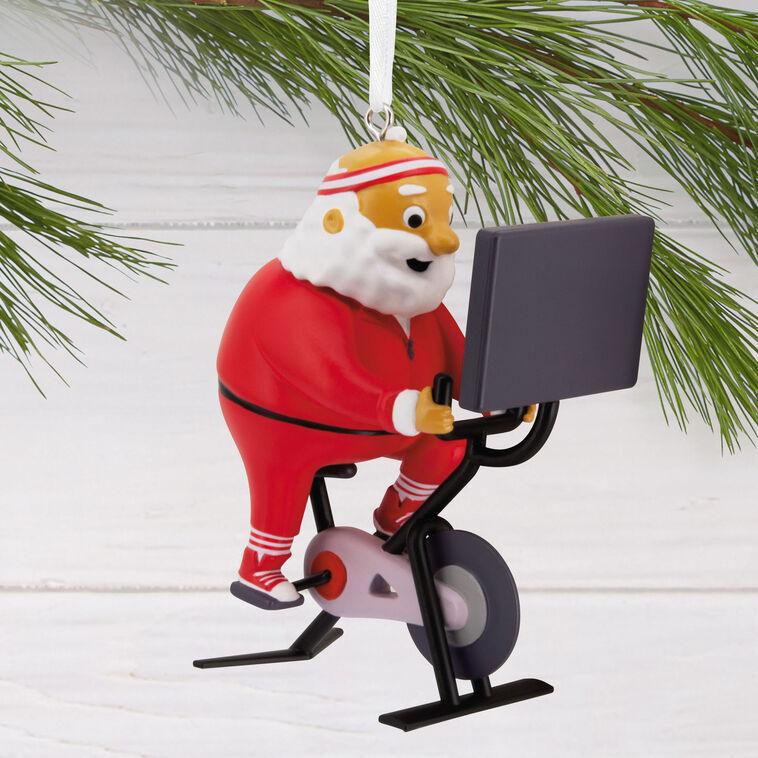 Hallmark Cycling Santa Hallmark Ornament