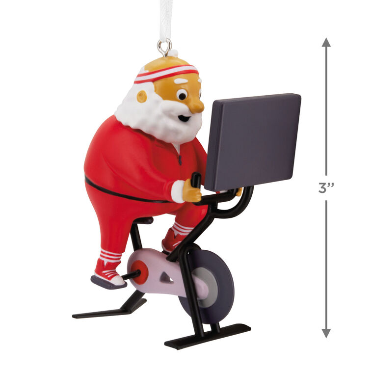 Hallmark Cycling Santa Hallmark Ornament