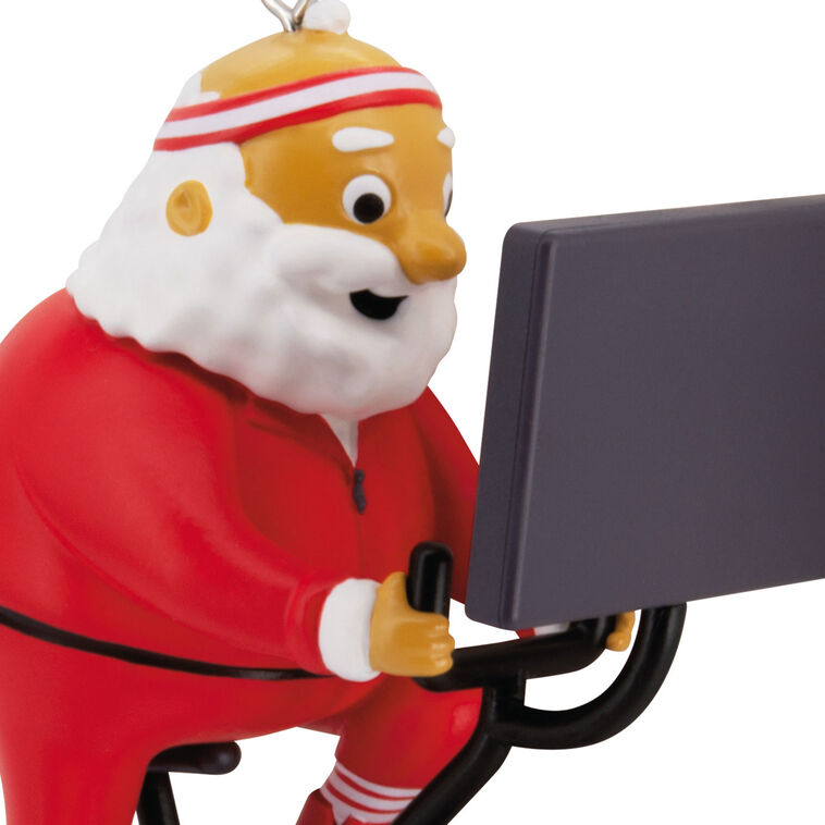 Hallmark Cycling Santa Hallmark Ornament