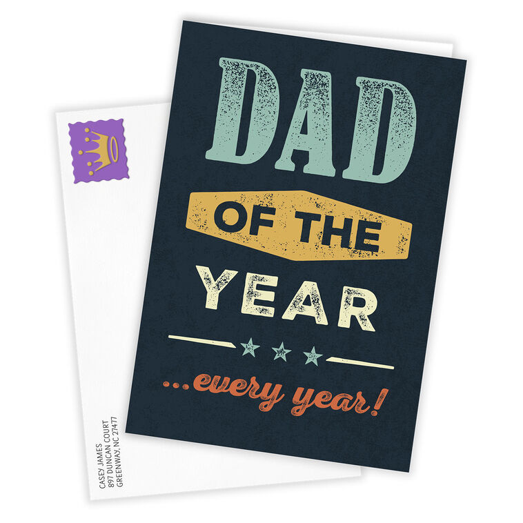 Hallmark Dad Of The Year Custom Card