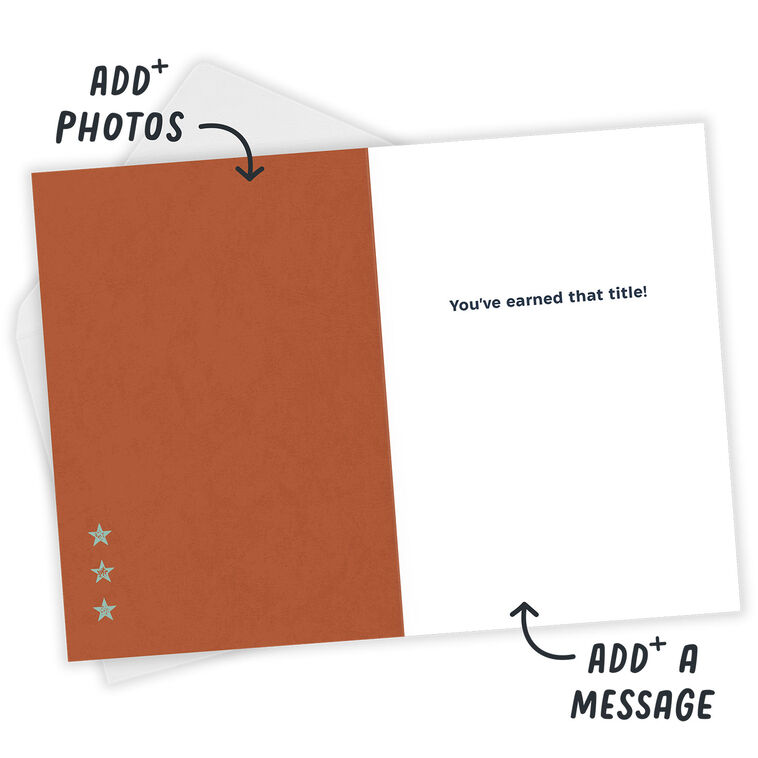 Hallmark Dad Of The Year Custom Card