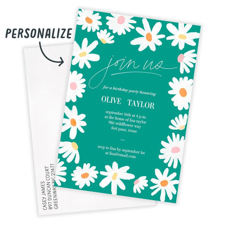 Hallmark Daisies Join Us Party Invitation