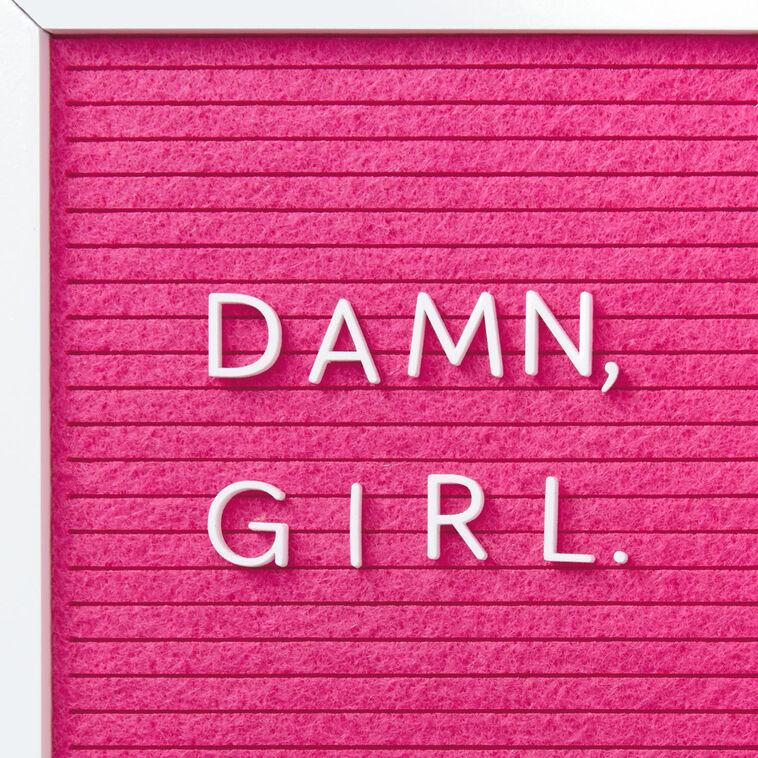 Hallmark Damn Girl Birthday Card For Her