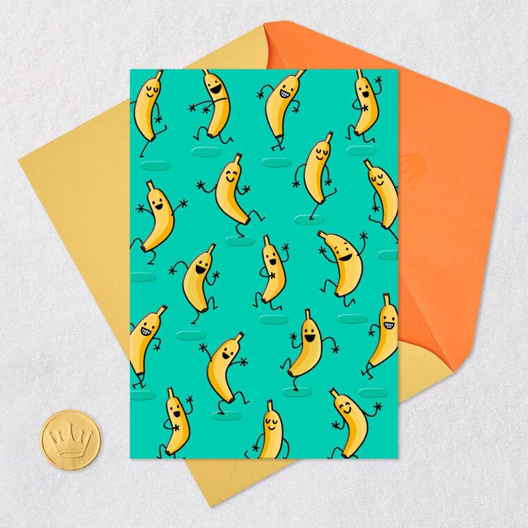 Hallmark Dancing Bananas Blank Card