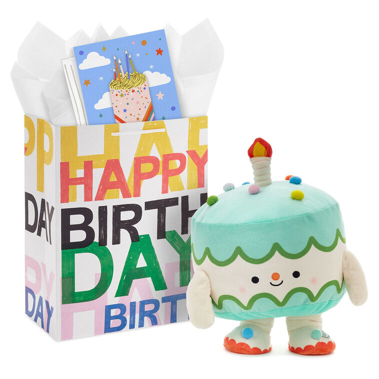 hallmark Dancing Cake Happy Birthday Gift Set