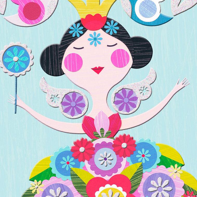 Hallmark Dancing Girl Birthday Card