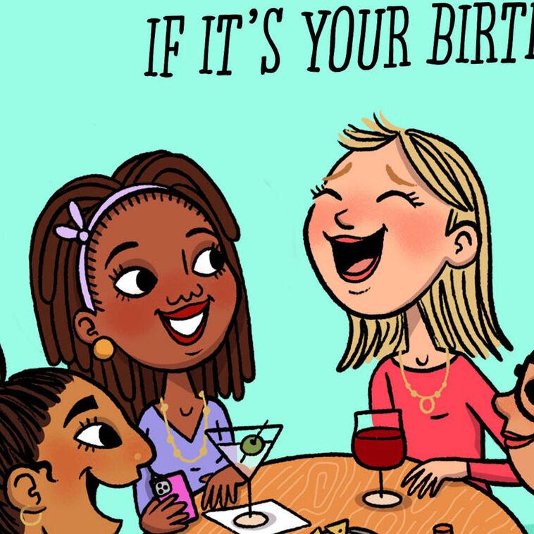 Hallmark Day-Drinking Funny Birthday Card For Her