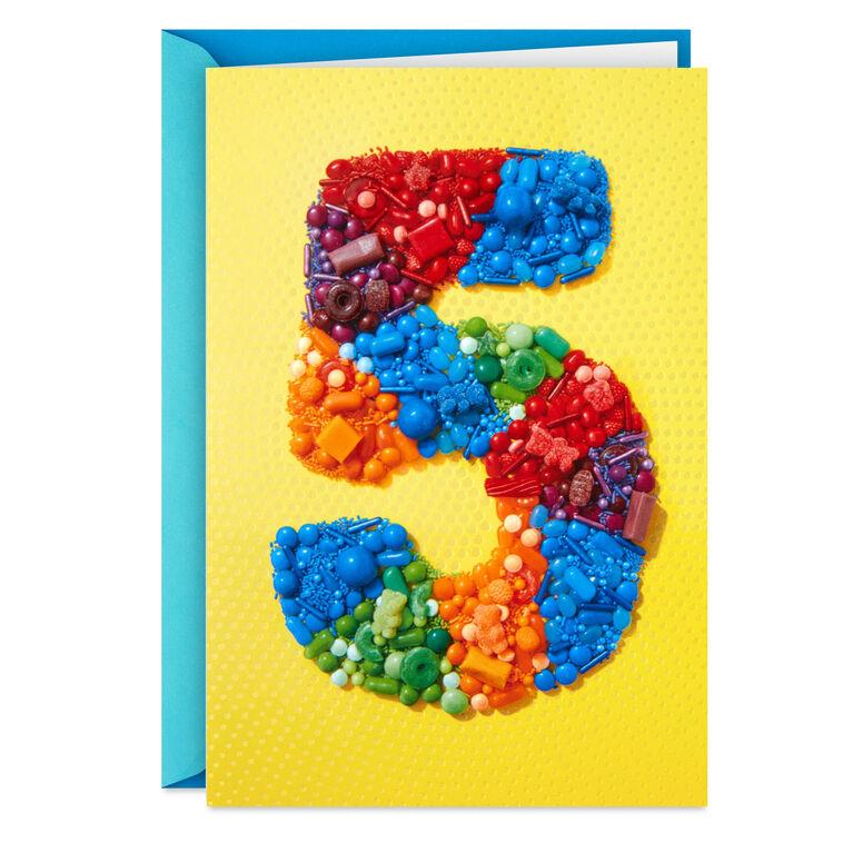 hallmark Day Full of Happy 5th Birthday Card