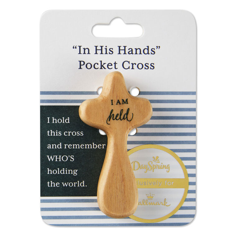 Hallmark DaySpring I Am Held Comfort Cross 2.25"