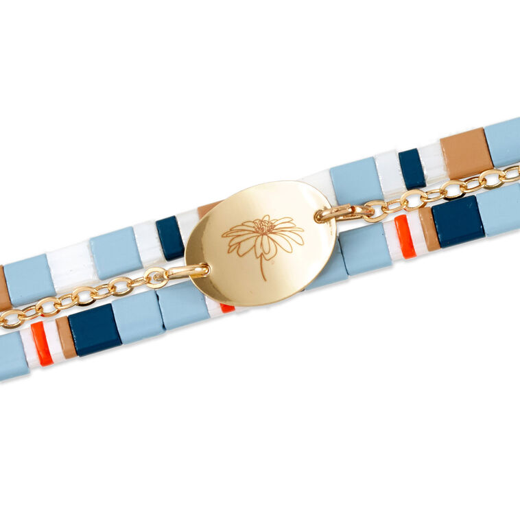 Hallmark DaySpring Look Up Triple-Strand Bracelet