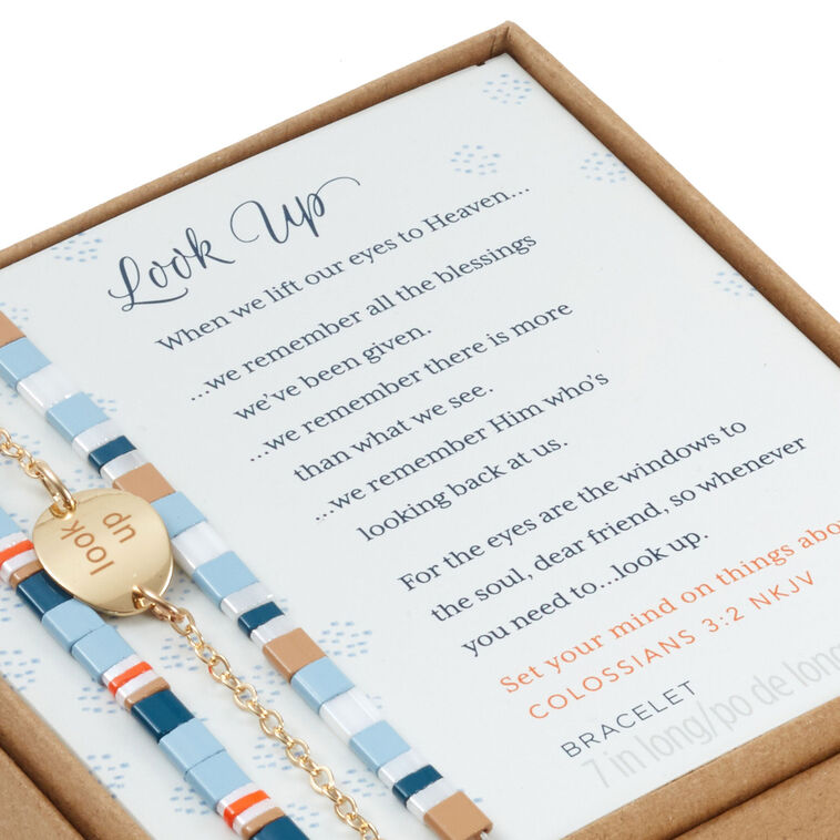 Hallmark DaySpring Look Up Triple-Strand Bracelet