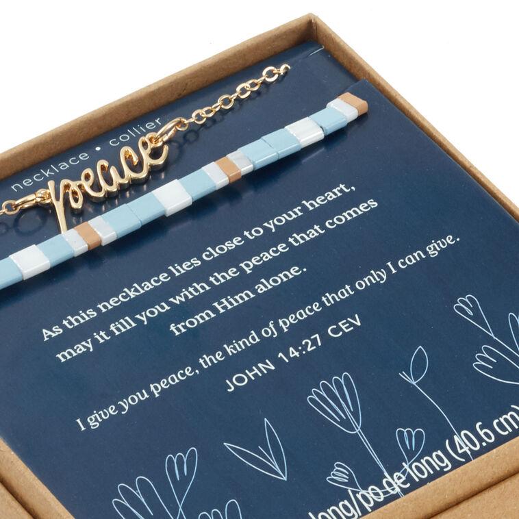 Hallmark DaySpring Peace Double-Strand Necklace