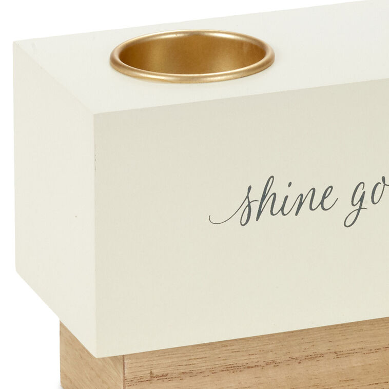 Hallmark DaySpring Shine Goodness Tealight Holder
