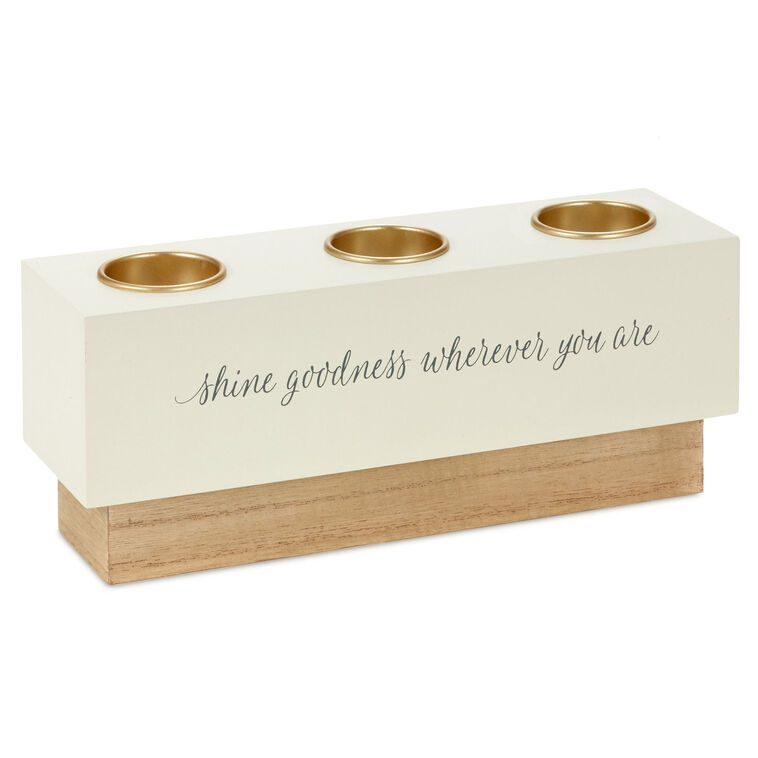 hallmark DaySpring Shine Goodness Tealight Holder