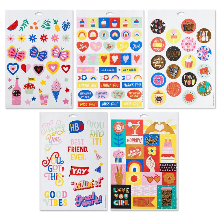 hallmark Decorate and Send Colorful Sticker Book