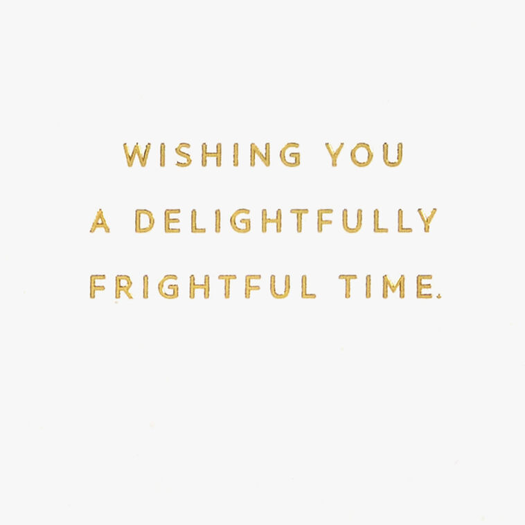 Hallmark Delightfully Frightful Halloween Card