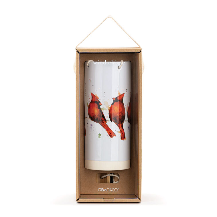 Hallmark Demdaco Cardinals On A Wire Windchime 7"