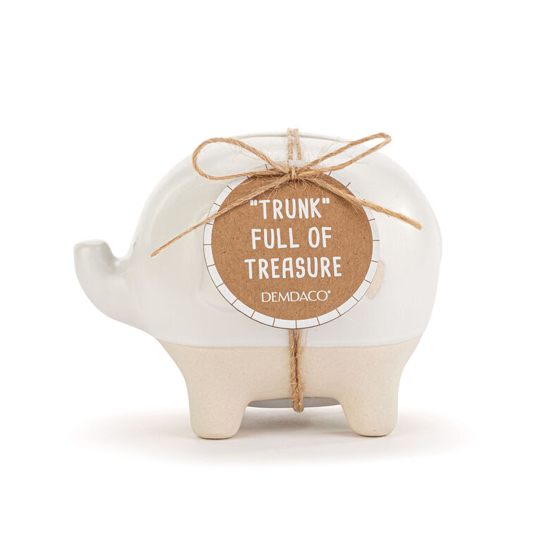 Hallmark Demdaco Ceramic Elephant Bank
