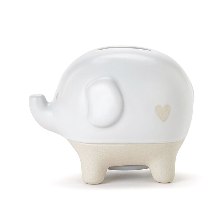hallmark Demdaco Ceramic Elephant Bank