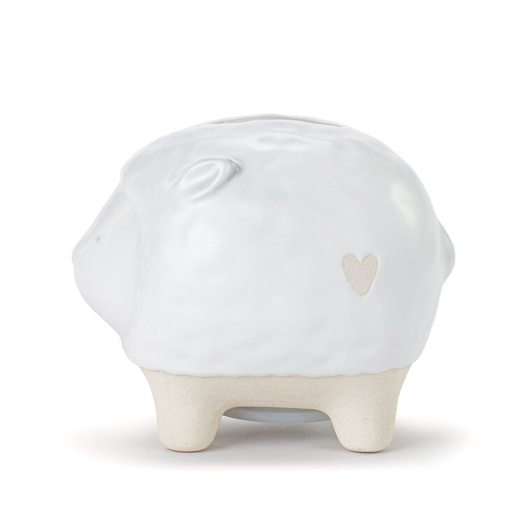 hallmark Demdaco Ceramic Lamb Bank