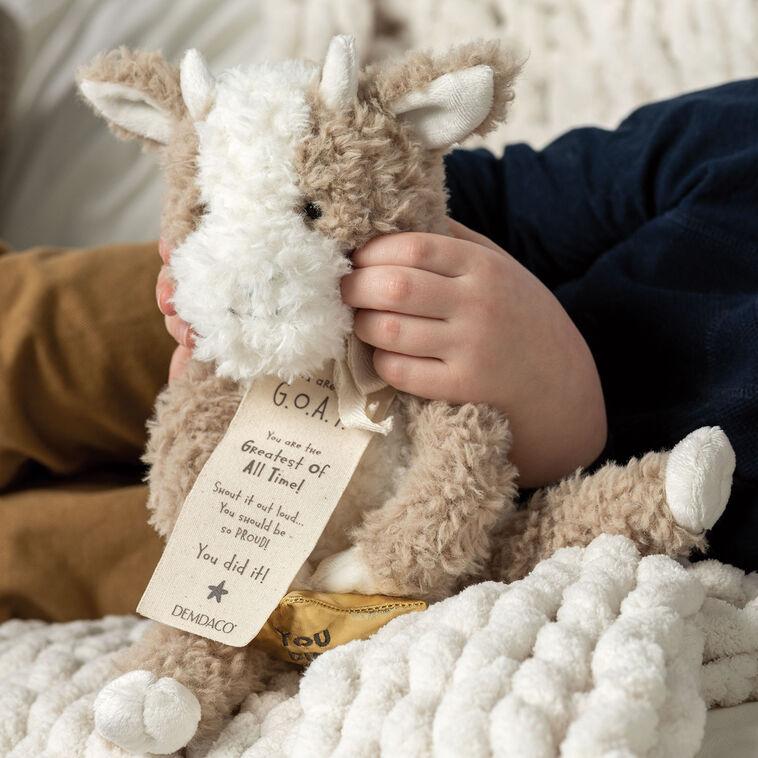 Hallmark Demdaco G.O.A.T. Goat Stuffed Animal 9"