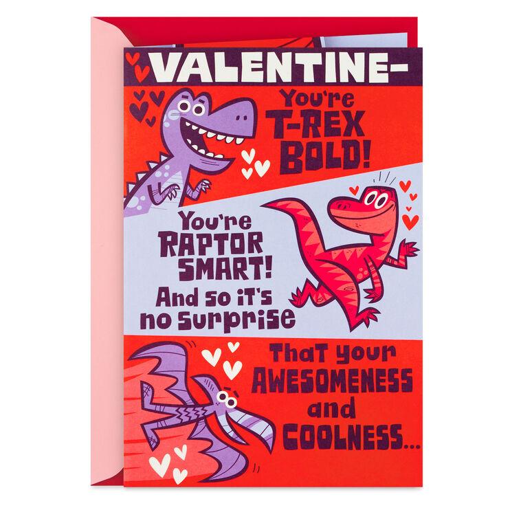 hallmark Dinosaurs Pop-Up Valentine's Day Card