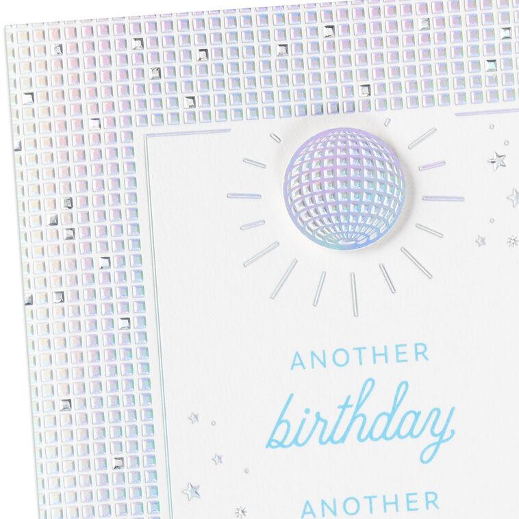 Hallmark Disco Ball Glow-Up Birthday Card