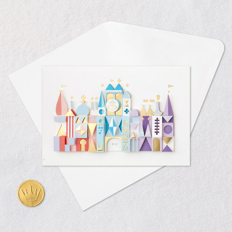 Hallmark Disney It’s A Small World Blank Card
