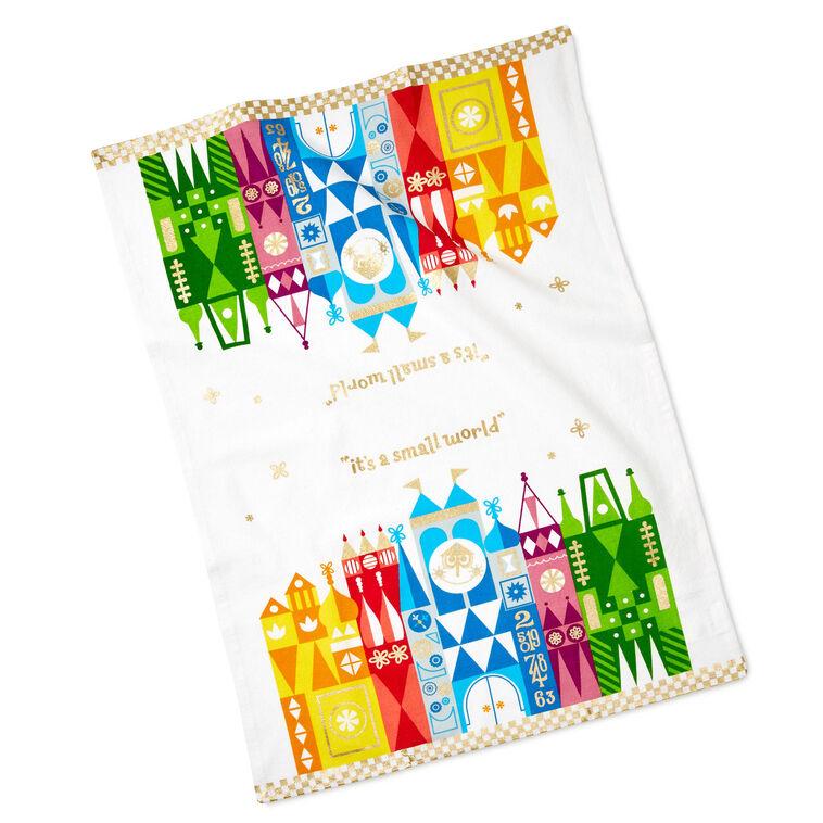 Hallmark Disney It's A Small World Tea Towel 18x26