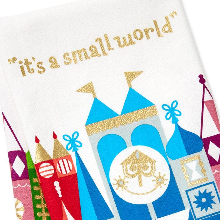 Hallmark Disney It's A Small World Tea Towel 18x26